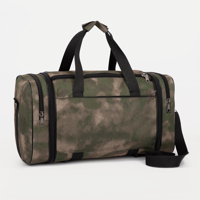 Дорожная сумка мужская 1262183 камуфляж , 67х26х30 см AMEN. Цвет: зеленый