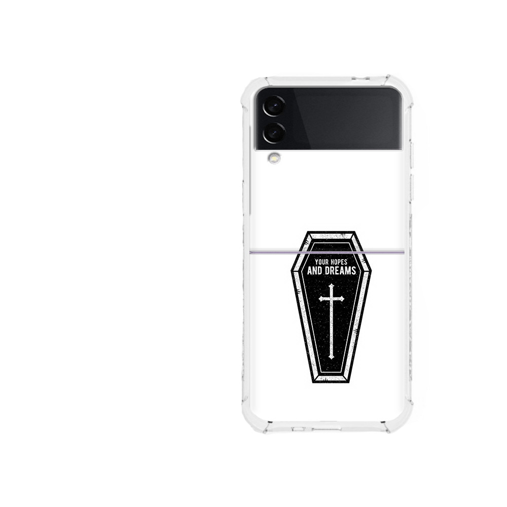 

Чехол MyPads Tocco для Samsung Galaxy Z Flip 3 гроб с мечтами (PT226934.584.299), Прозрачный, Tocco
