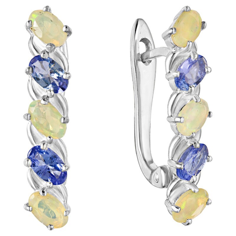 

Серьги из серебра с опалом LAZURIT-ONLINE 8168PD, 8168PD