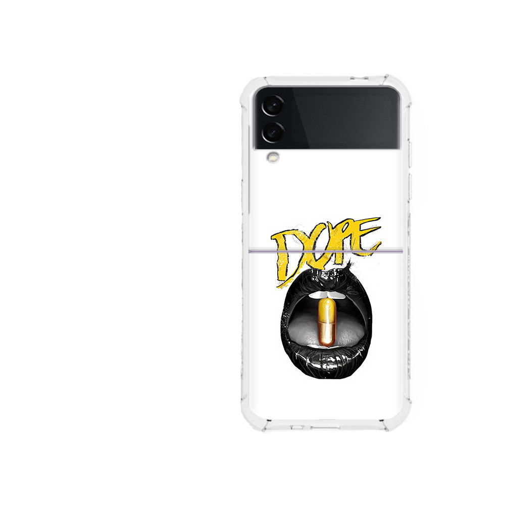 

Чехол MyPads Tocco для Samsung Galaxy Z Flip 3 губы (PT226934.584.303), Прозрачный, Tocco