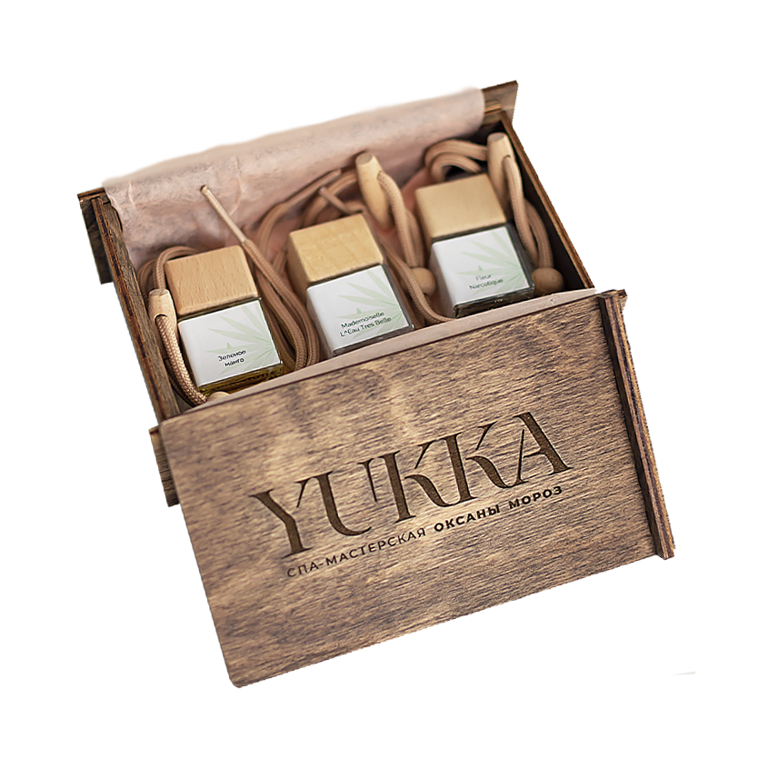 

Подарочный набор Yukka автопарфюмов для женщин, 3 шт.