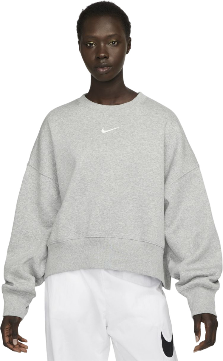 Свитшот женский Nike W Sportswear Phoenix Fleece Over-oversized Crewneck серый S