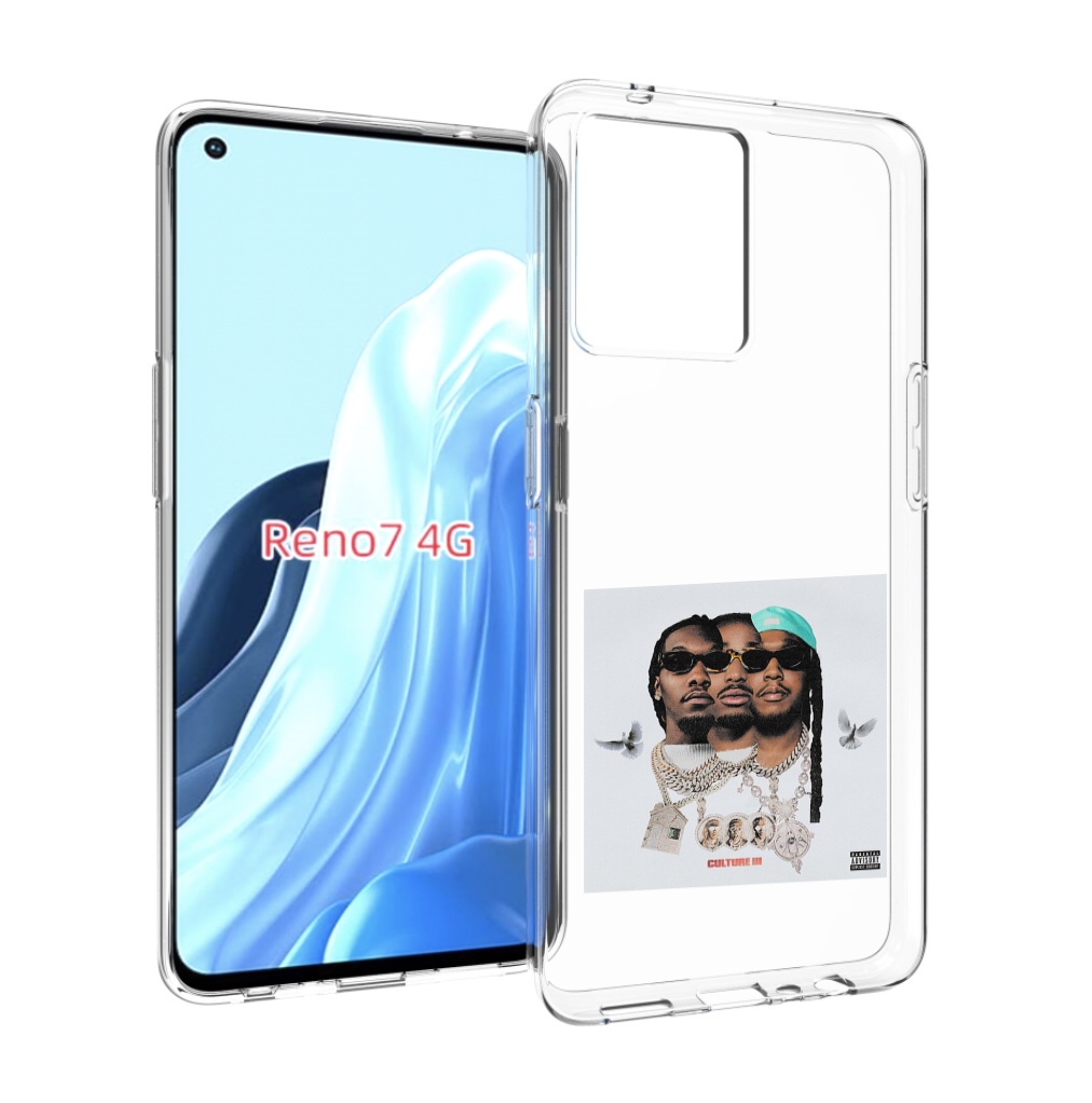 

Чехол MyPads Migos - Culture III для OPPO RENO 7 4G, Прозрачный, Tocco