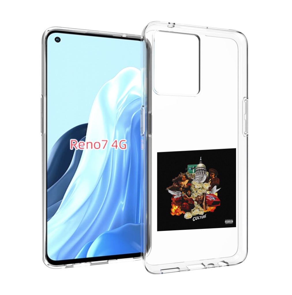 

Чехол MyPads Migos - Culture для OPPO RENO 7 4G, Прозрачный, Tocco