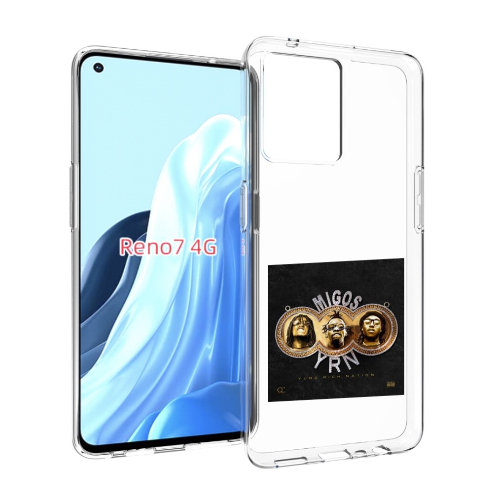 

Чехол MyPads Migos - Yung Rich Nation для OPPO RENO 7 4G, Прозрачный, Tocco