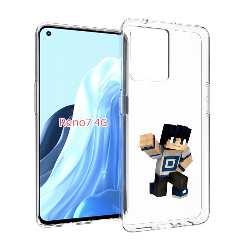 

Чехол MyPads Minecraft-1 для OPPO RENO 7 4G, Прозрачный, Tocco