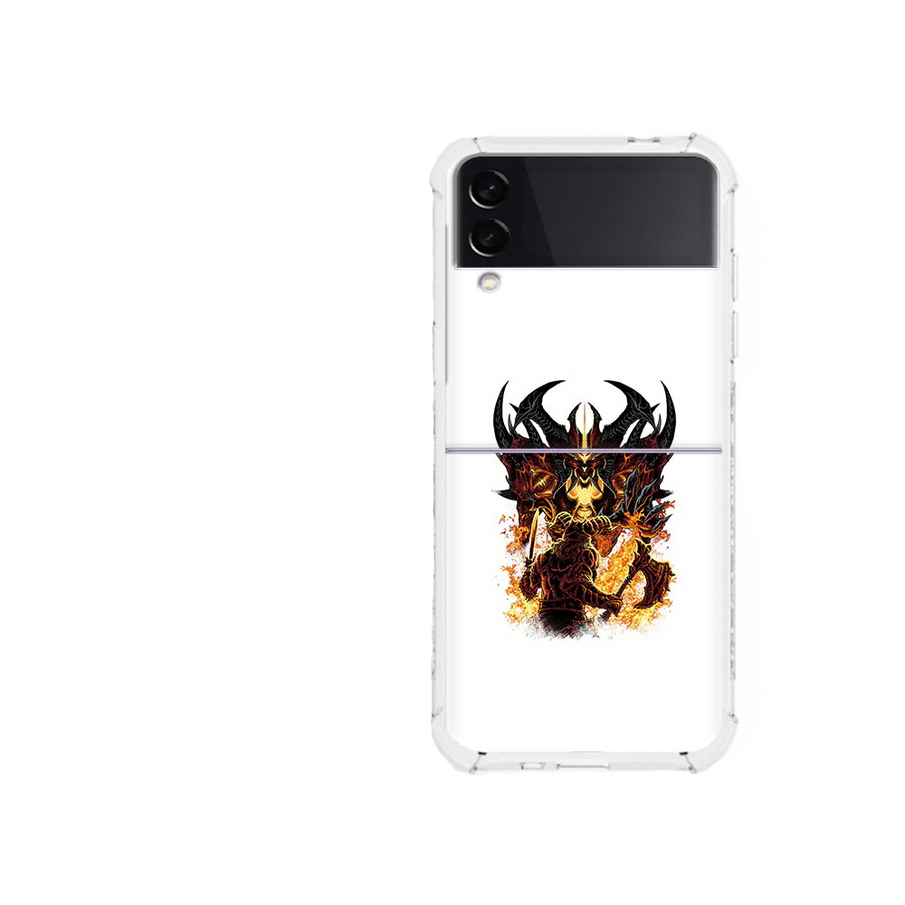 

Чехол MyPads Tocco для Samsung Galaxy Z Flip 3 демон shadow fiend (PT226934.584.318), Прозрачный, Tocco