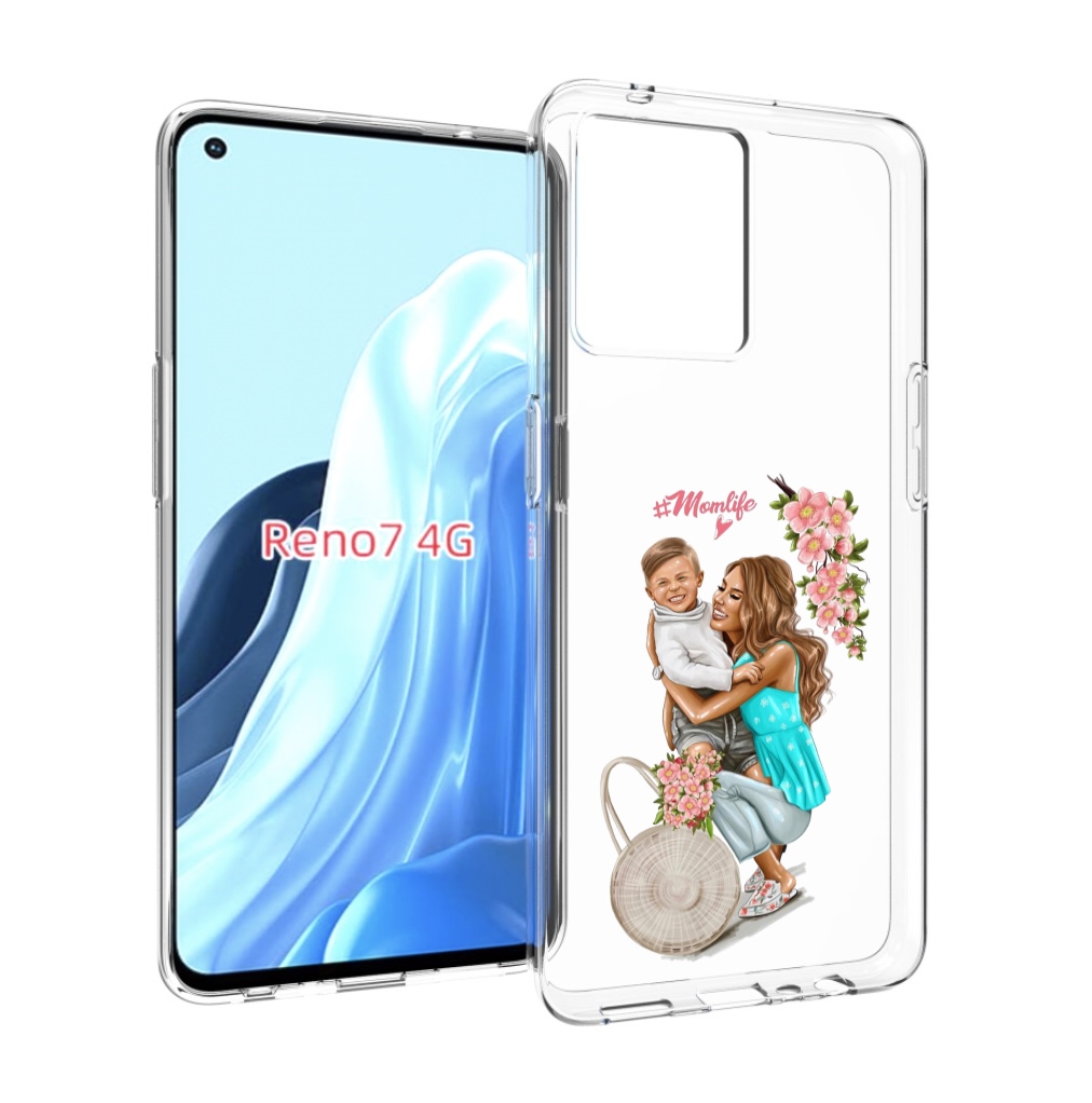 

Чехол MyPads Momlife для OPPO RENO 7 4G, Прозрачный, Tocco
