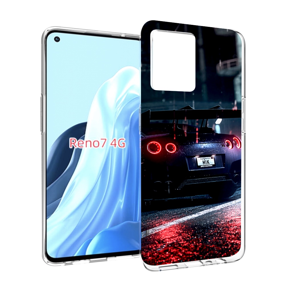 

Чехол MyPads Nissan Skyline для OPPO RENO 7 4G, Прозрачный, Tocco