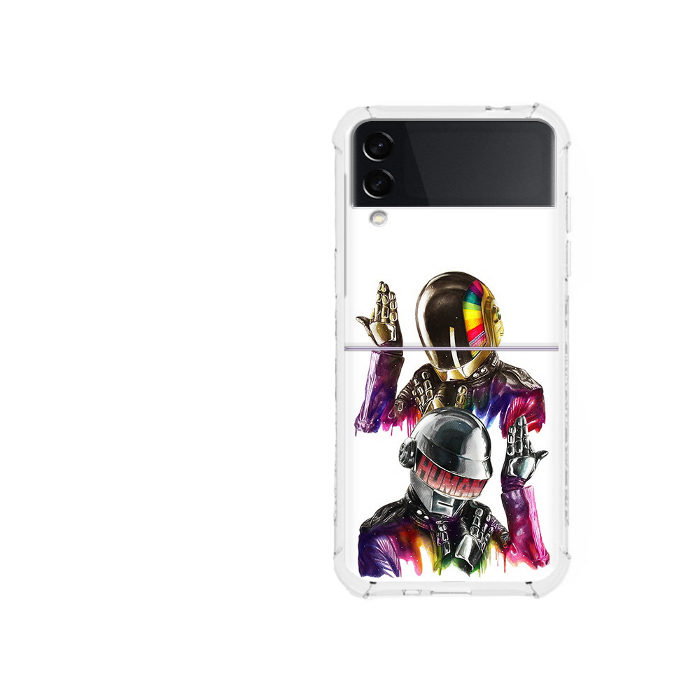 

Чехол MyPads Tocco для Samsung Galaxy Z Flip 3 диско космонавты (PT226934.584.329), Прозрачный, Tocco