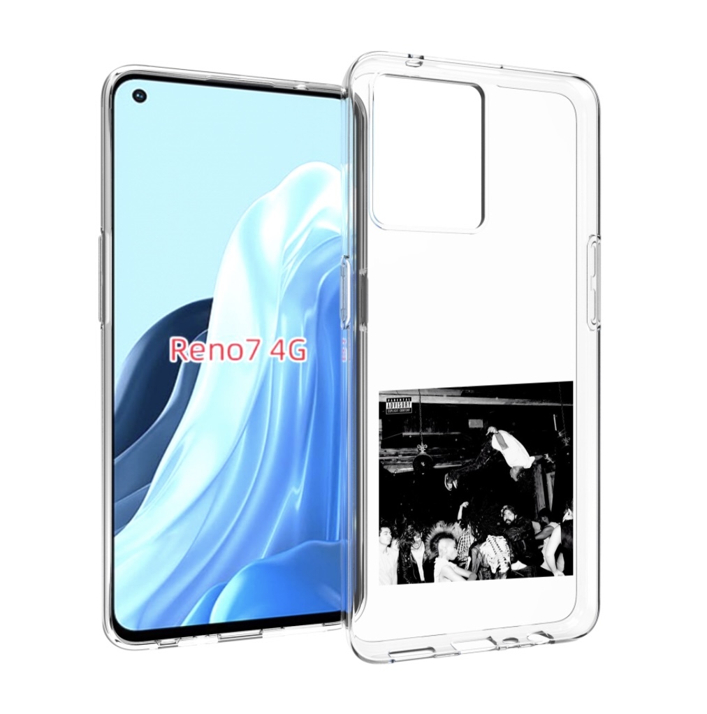 

Чехол MyPads Playboi Carti - Die Lit для OPPO RENO 7 4G, Прозрачный, Tocco