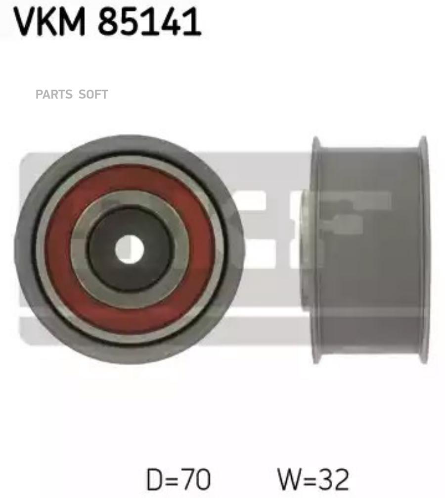 

VKM85141_ролик обводной ремня ГРМ! Mitsubishi Galant 2.0 24V 92-95/2.5 24V 96-01