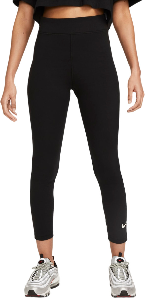 

Леггинсы женские Nike W NSW NK CLSC HR 7/8 TIGHT LBR черные M, Черный, W NSW NK CLSC HR 7/8 TIGHT LBR