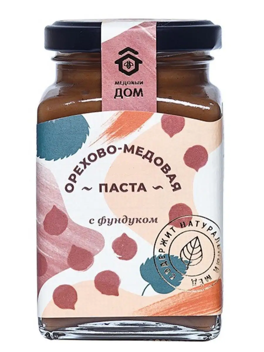 

Паста Медовый дом орехово-медовая с фундуком, 120 г