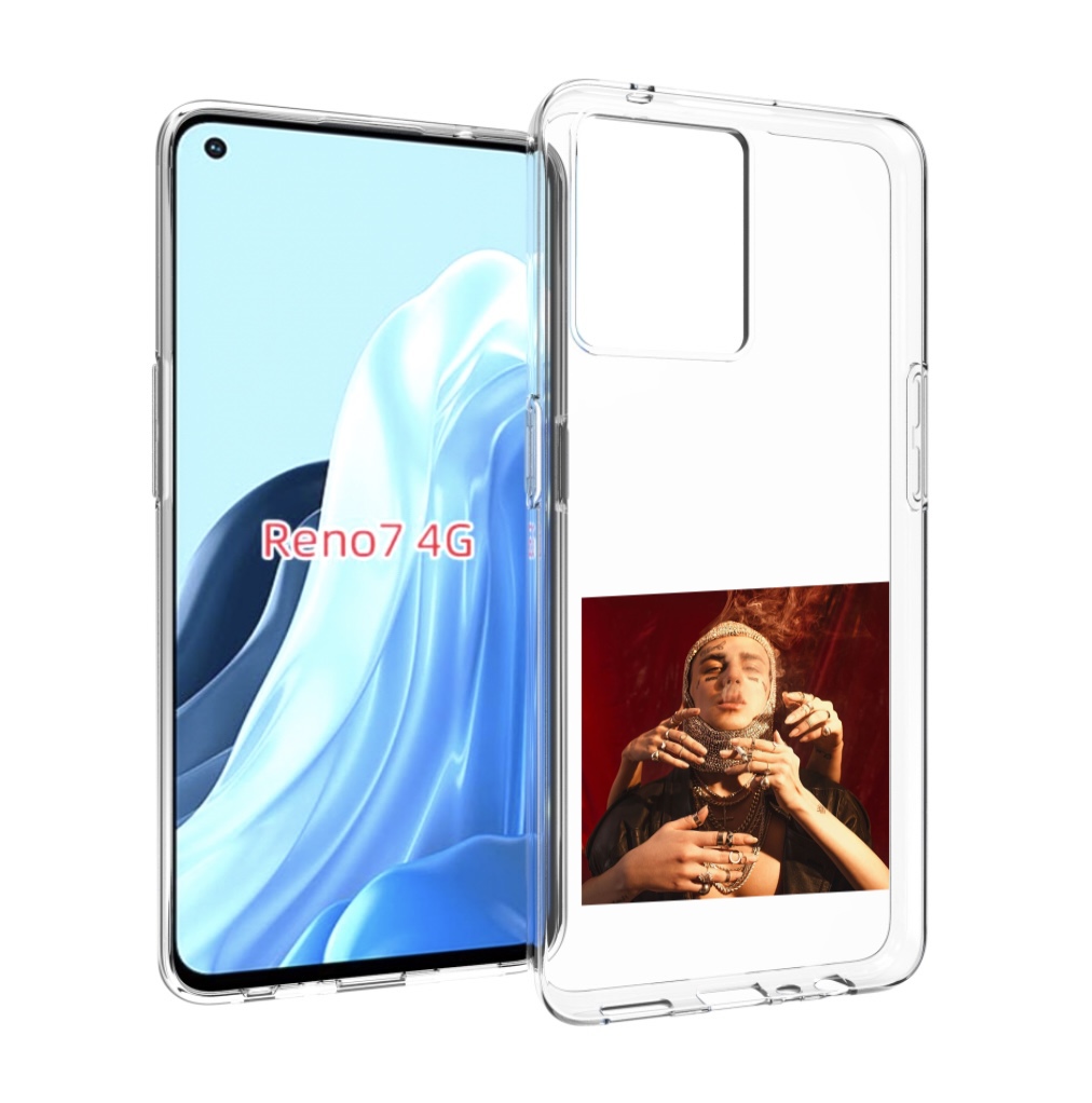 

Чехол MyPads Slime face для OPPO RENO 7 4G, Прозрачный, Tocco