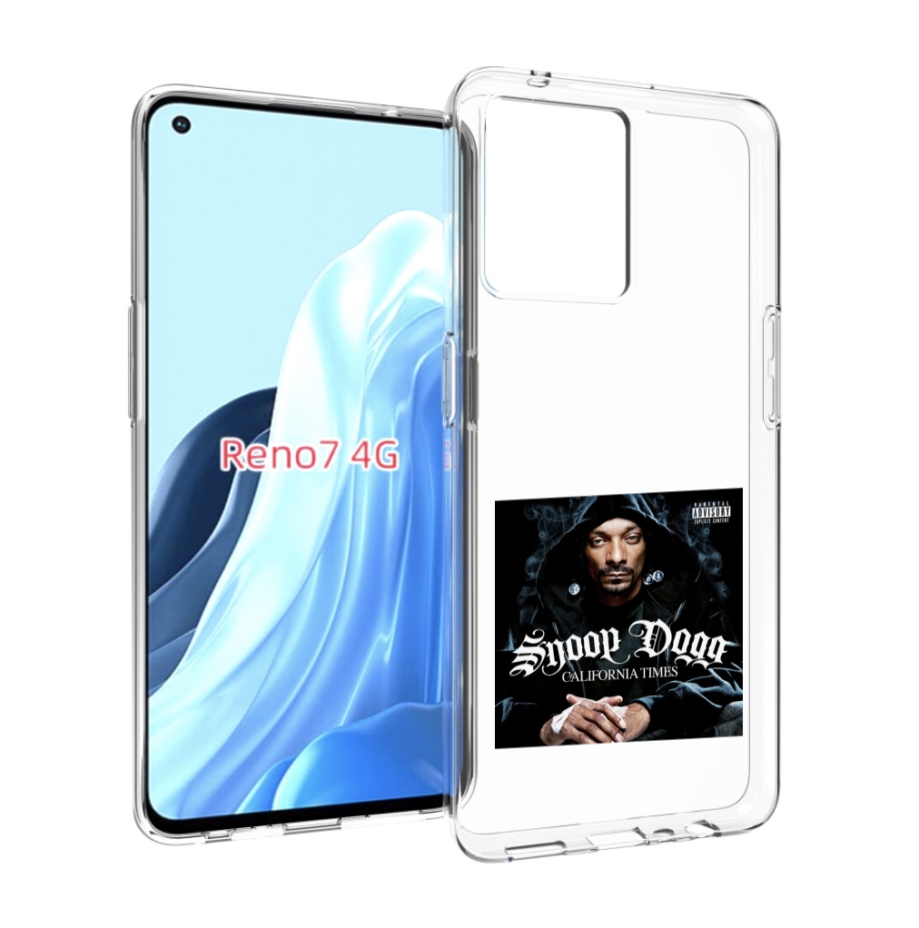 

Чехол MyPads Snoop Dogg CALIFORNIA TIMES для OPPO RENO 7 4G, Прозрачный, Tocco