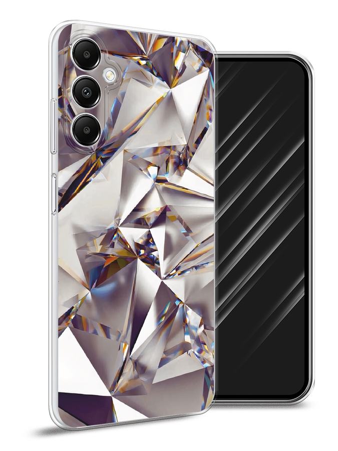 

Чехол Awog на Samsung Galaxy A05s "Бриллианты", Серебристый;бежевый, 2108850-1