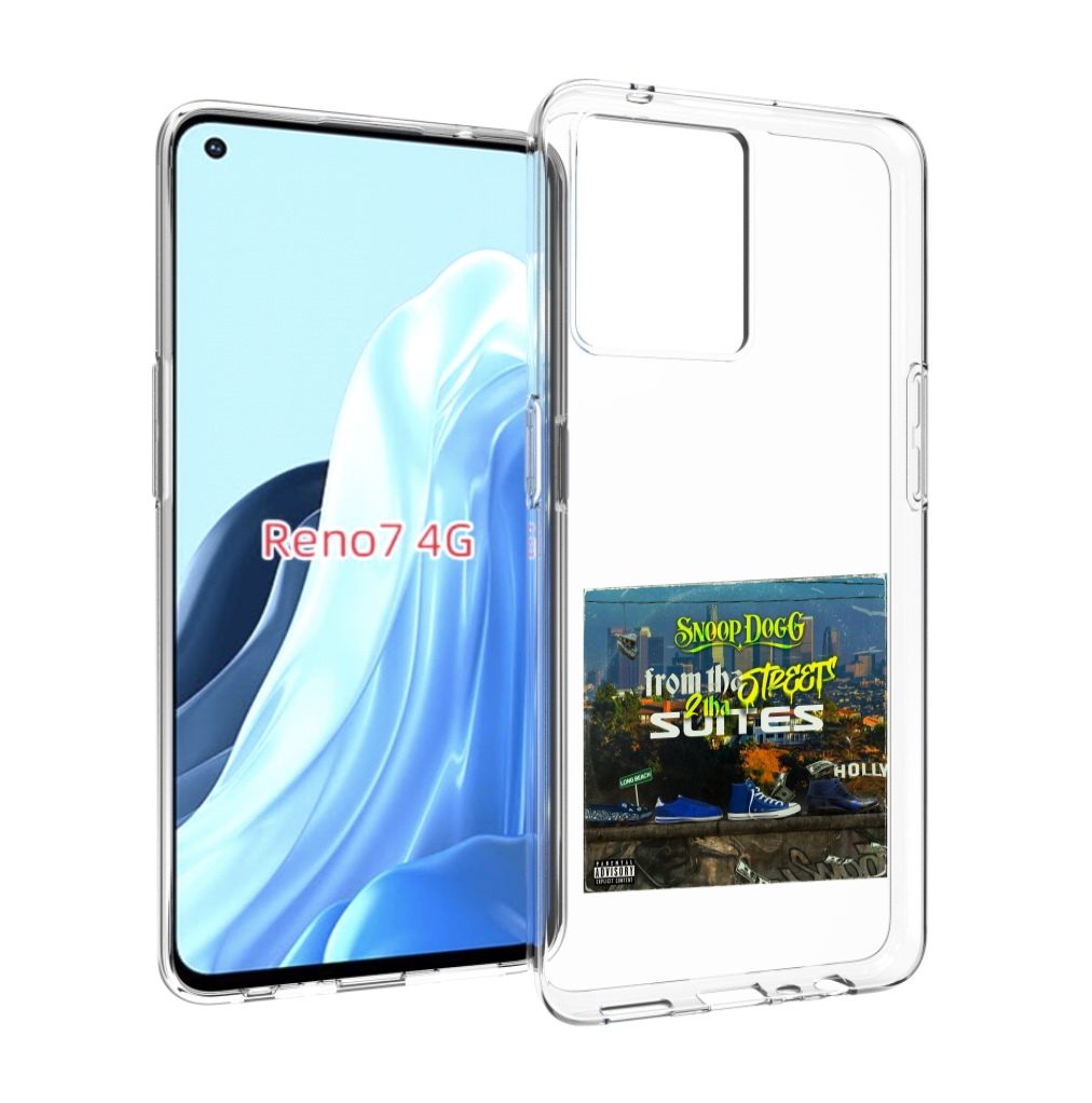 

Чехол MyPads Snoop Dogg FROM THE STREET 2 THA SUITES для OPPO RENO 7 4G, Прозрачный, Tocco