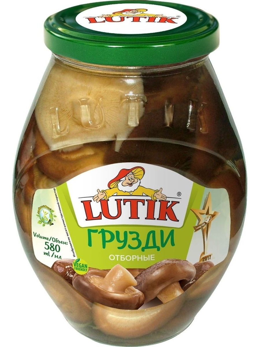 фото Грузди lutik lutik отборные, 580 мл