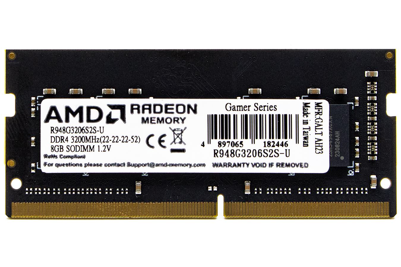 

Оперативная память AMD Radeon R9 (R948G3206S2S-U) DDR4 1x8Gb 3200MHz, Radeon R9