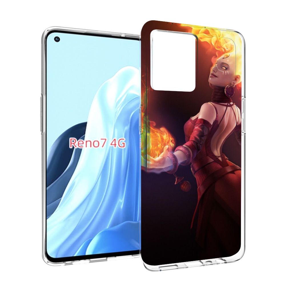 

Чехол MyPads dota 2 Lina для OPPO RENO 7 4G, Прозрачный, Tocco