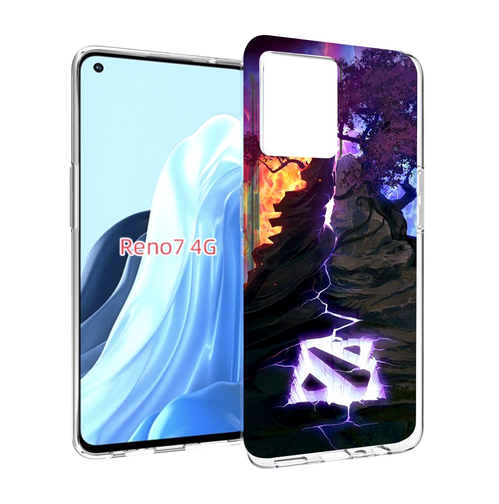 

Чехол MyPads dota 2 логотип для OPPO RENO 7 4G, Прозрачный, Tocco