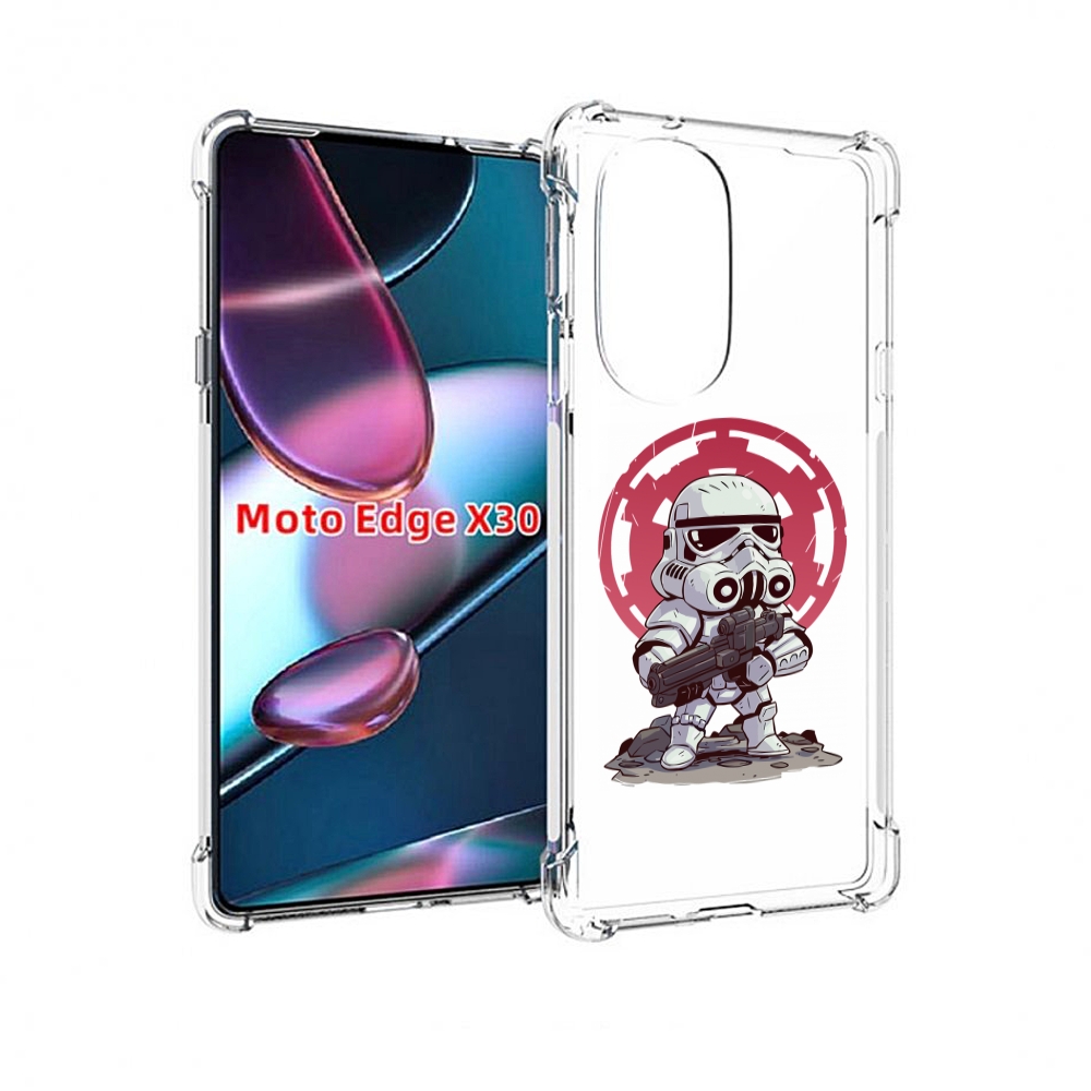 

Чехол MyPads солдат-из-старварс для Motorola Moto Edge X30, Прозрачный, Tocco