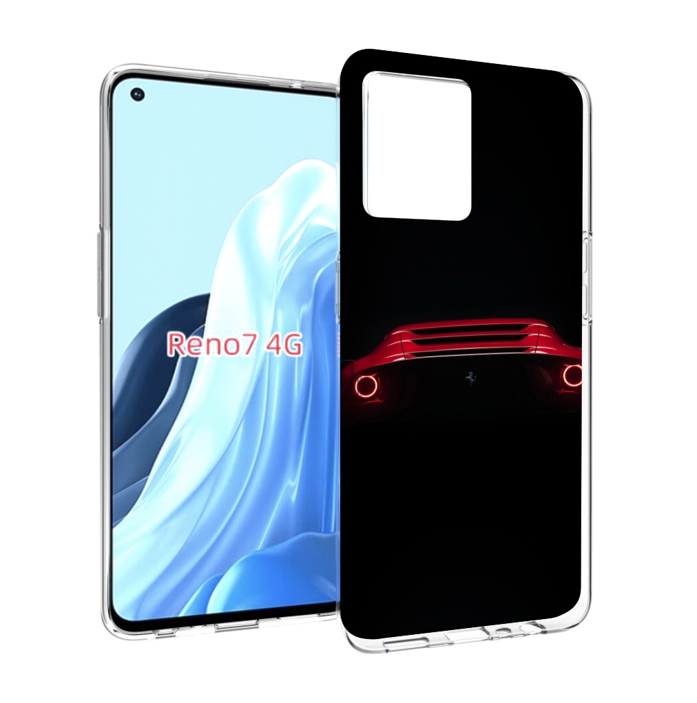 

Чехол MyPads ferrari феррари 1 для OPPO RENO 7 4G, Прозрачный, Tocco