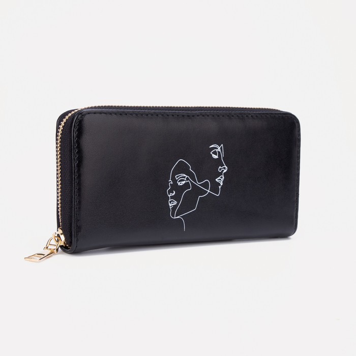 

Кошелек женский NoBrand 7456307, чёрный, Черный, 7456307