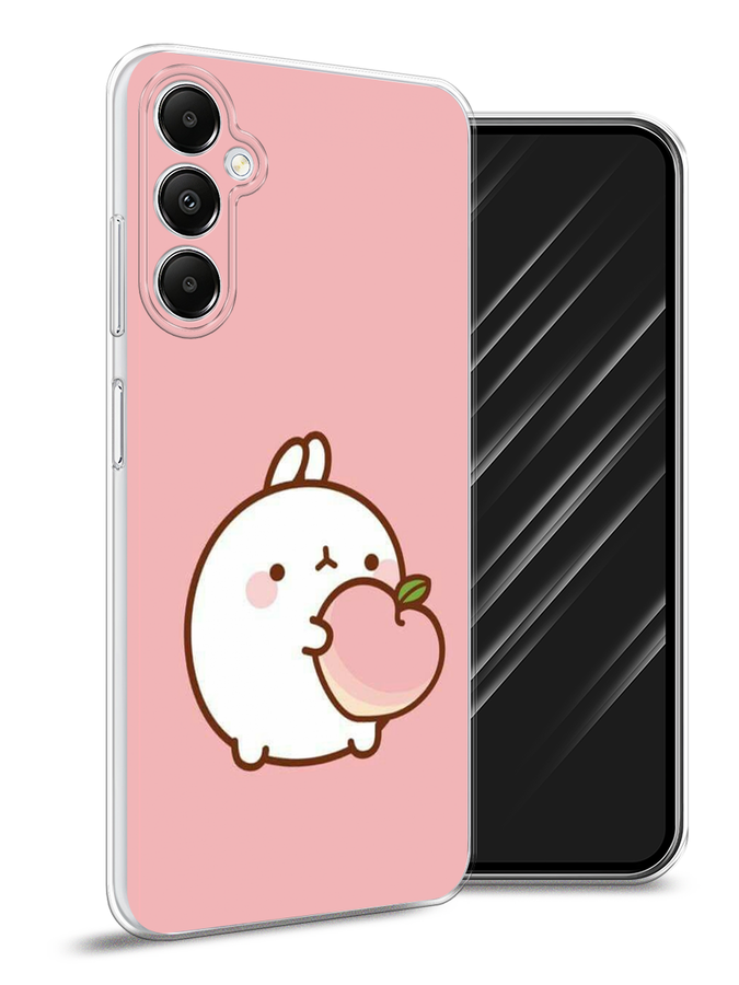 

Чехол Awog на Samsung Galaxy A05s "Кролик с персиком", Розовый;бежевый, 2108850-1