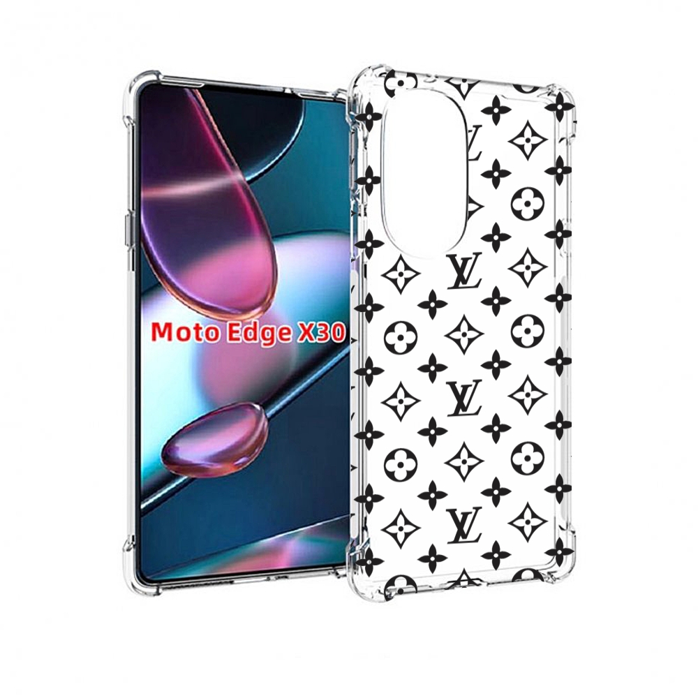 

Чехол MyPads стильный-принт-на для Motorola Moto Edge X30, Прозрачный, Tocco