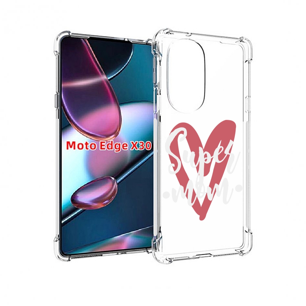 

Чехол MyPads супер-мать для Motorola Moto Edge X30, Прозрачный, Tocco