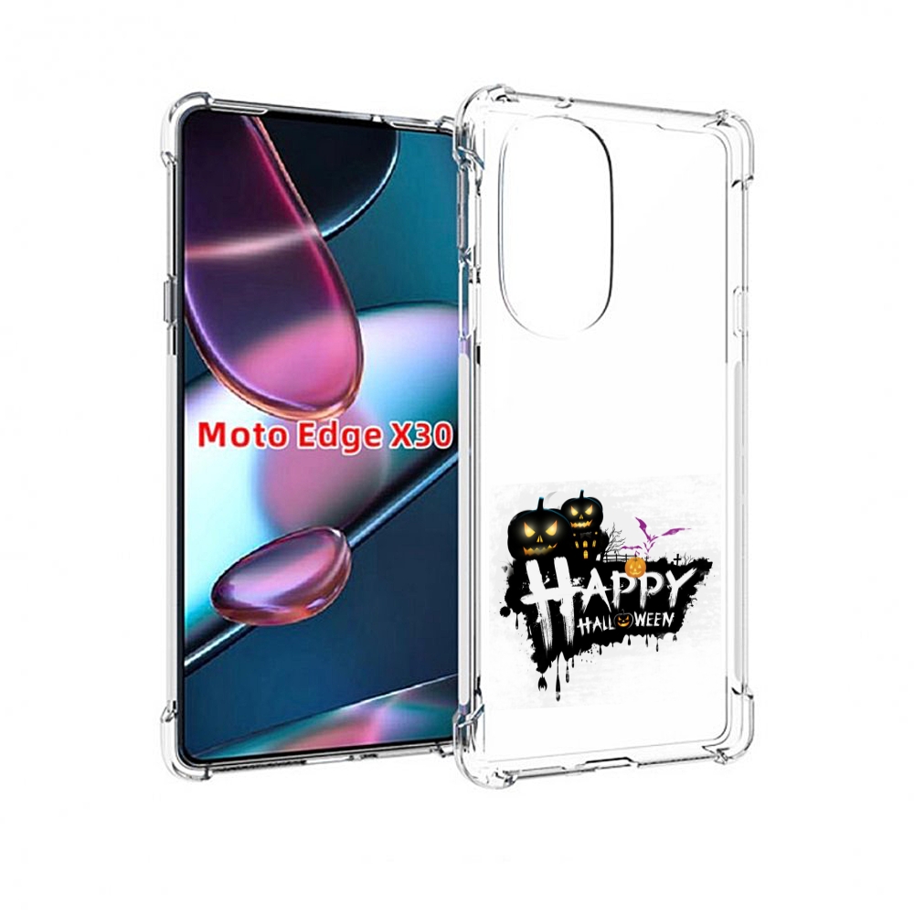 

Чехол MyPads счастливого хэллоуина для Motorola Moto Edge X30, Прозрачный, Tocco