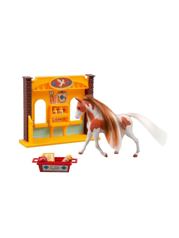 фото Игровой набор lanard лошадка , рыжая, 5см, серия royal breeds 85105/1