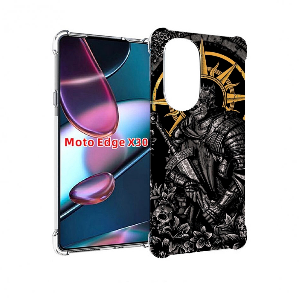 

Чехол MyPads темный железный рыцарь для Motorola Moto Edge X30, Прозрачный, Tocco