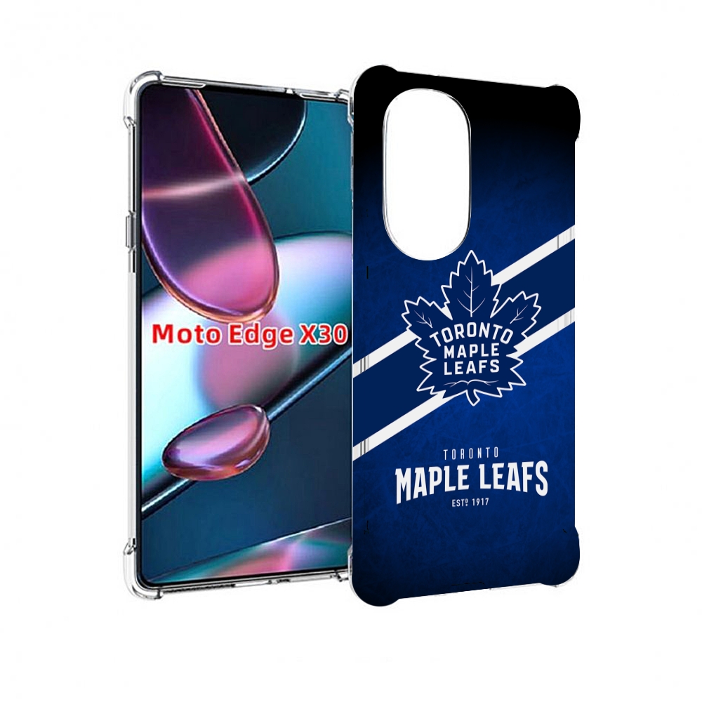 

Чехол MyPads торонто-меипл-лифс для Motorola Moto Edge X30, Прозрачный, Tocco