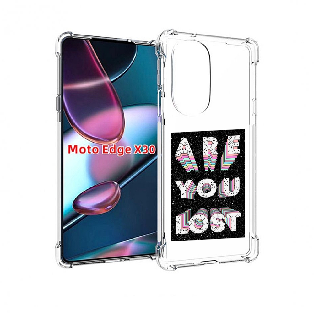 

Чехол MyPads ты пропал для Motorola Moto Edge X30, Прозрачный, Tocco
