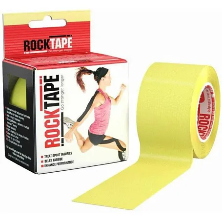 

Кинезиотейп Rocktape, classic, желтый (5 см х 5 м)
