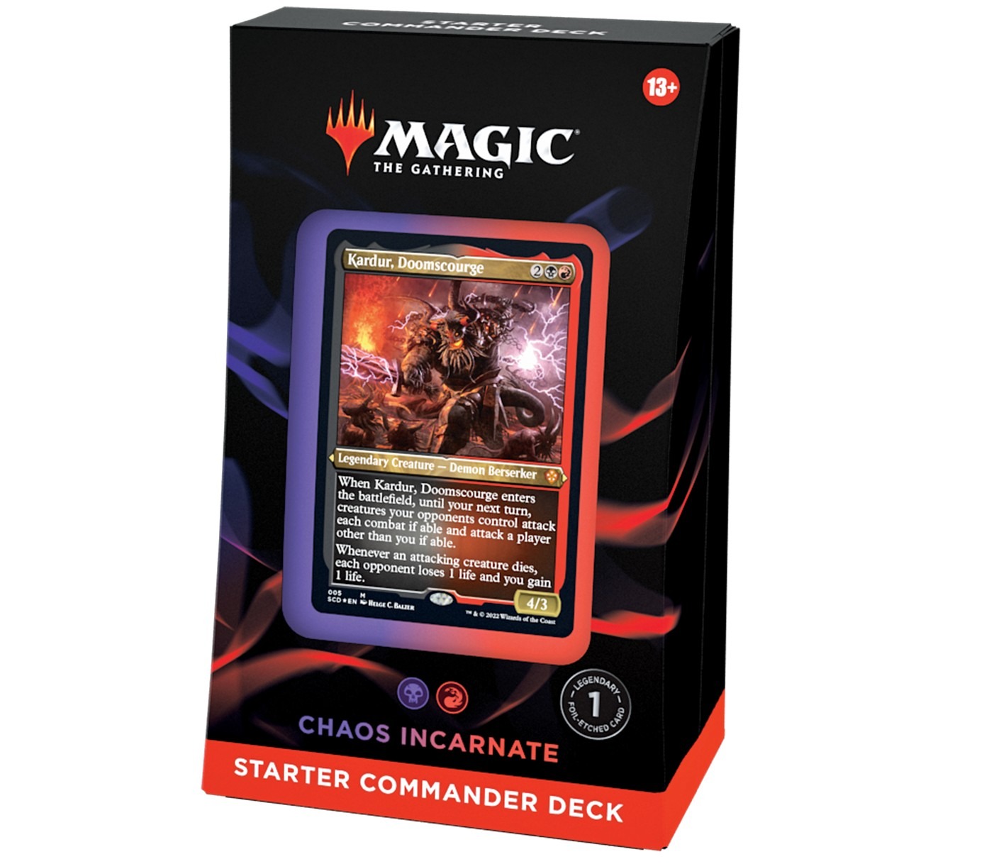 фото Дополнение для magic the gathering колода evergreen starter commander deck chaos incarnate magic: the gathering