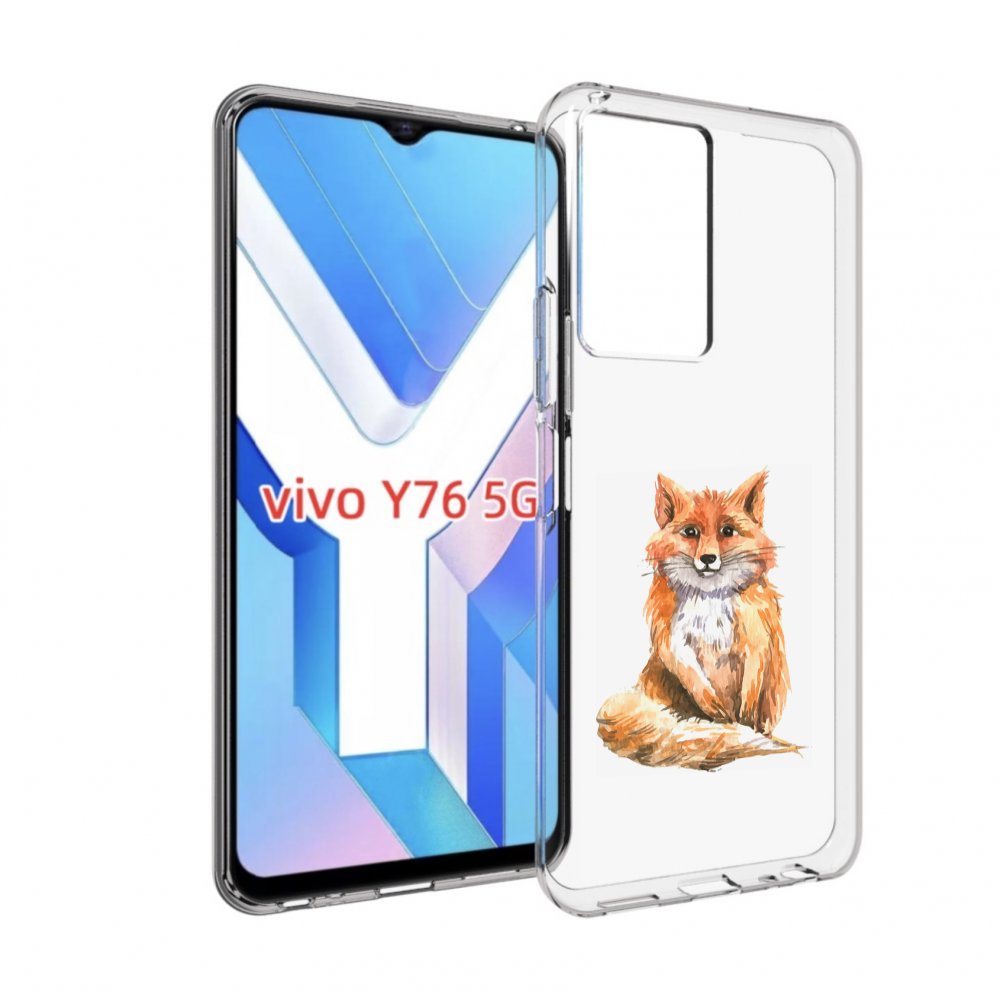 

Чехол MyPads детская лиса для Vivo Y76 5G, Прозрачный, Tocco