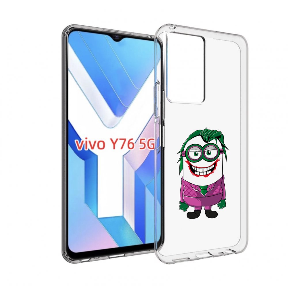 

Чехол MyPads джокер миньон для Vivo Y76 5G, Прозрачный, Tocco