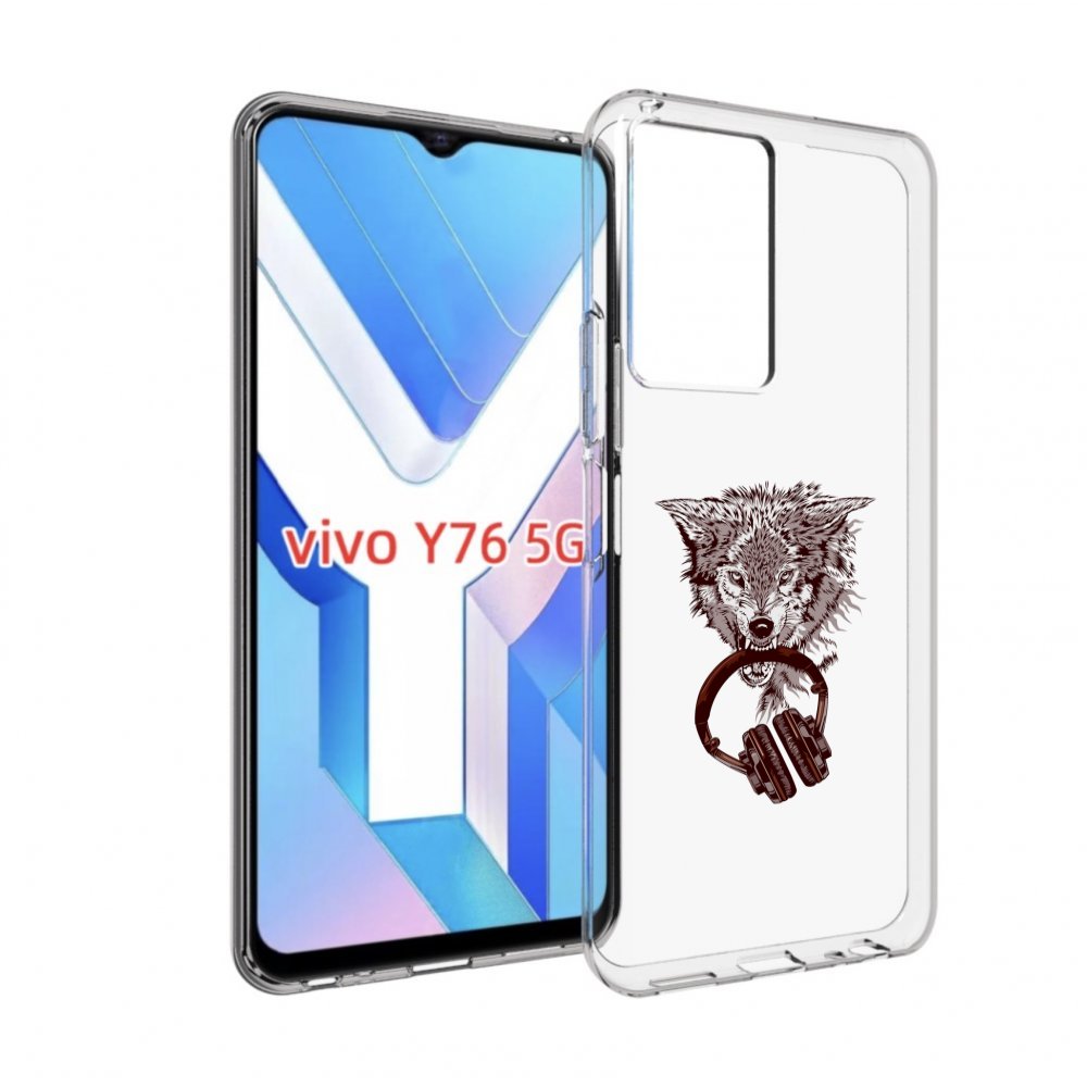 

Чехол MyPads дикий волк для Vivo Y76 5G, Прозрачный, Tocco