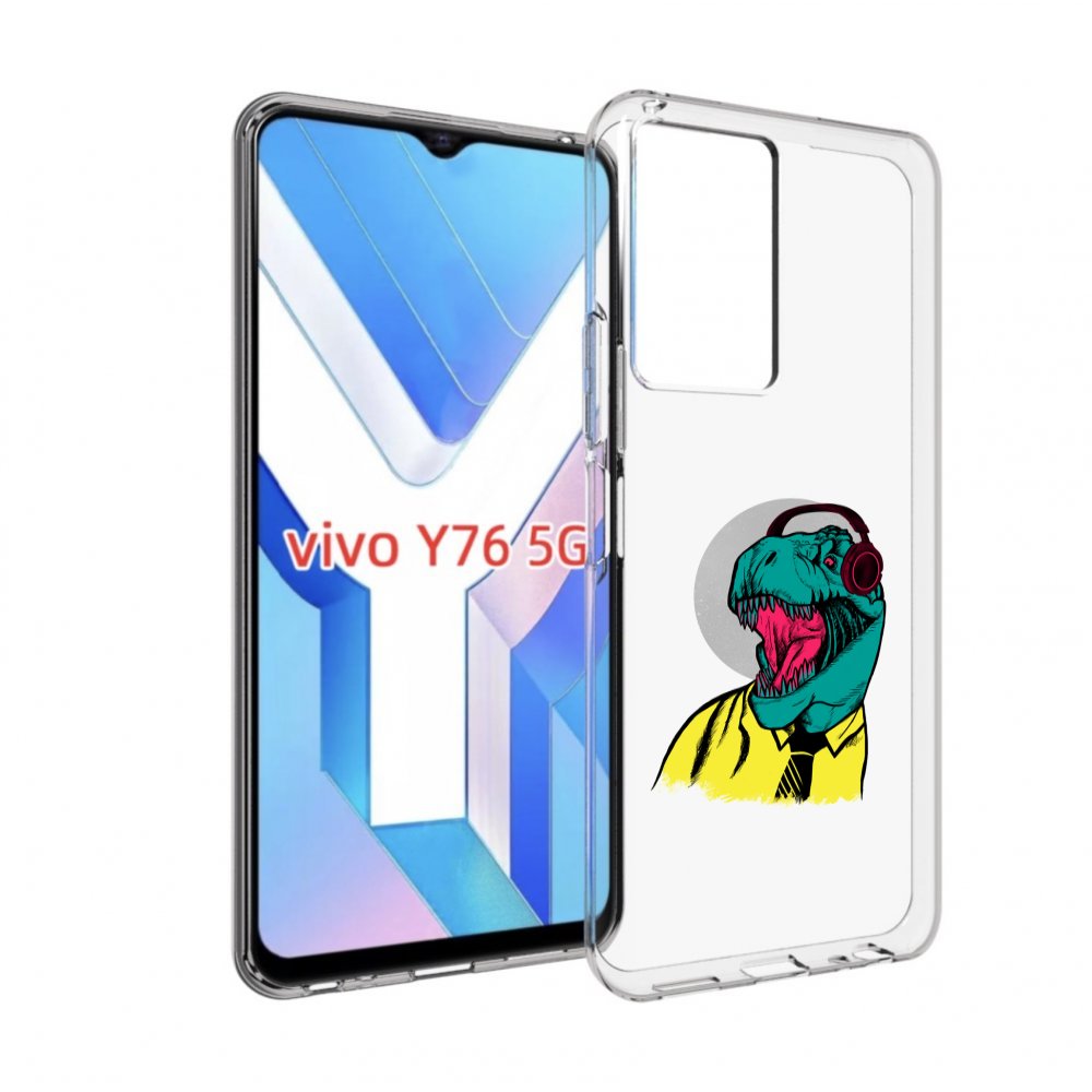 

Чехол MyPads дино для Vivo Y76 5G, Прозрачный, Tocco
