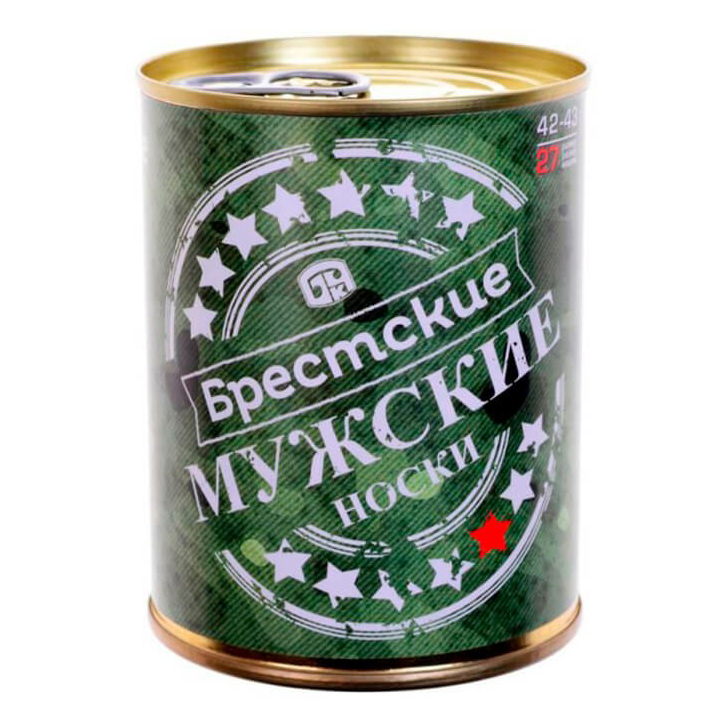 

Носки мужские Брестские черные 27, Черный