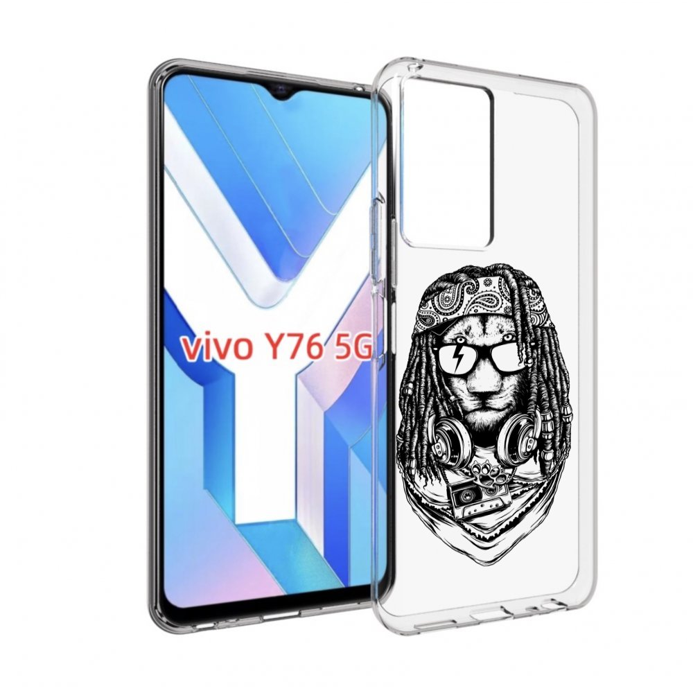 

Чехол MyPads дреды льва для Vivo Y76 5G, Прозрачный, Tocco