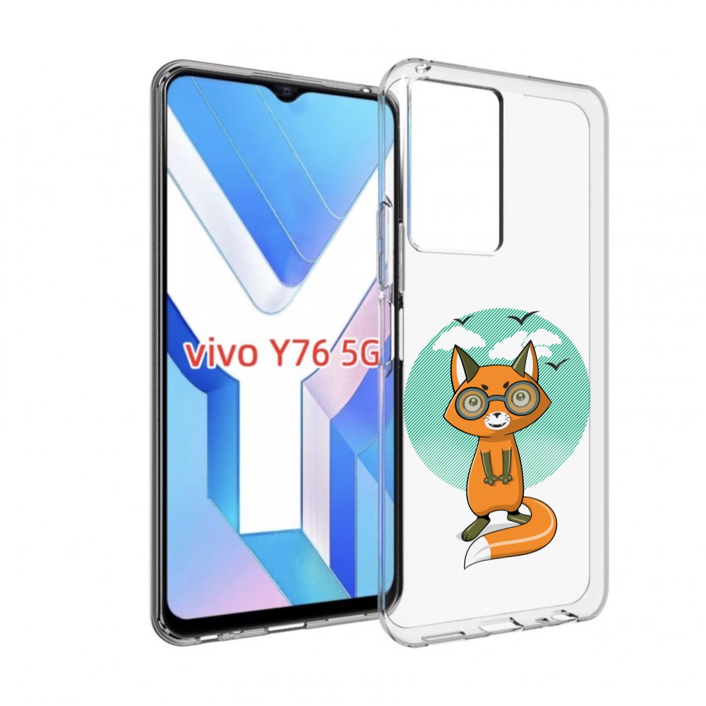 

Чехол MyPads задумчивая лиса для Vivo Y76 5G, Прозрачный, Tocco