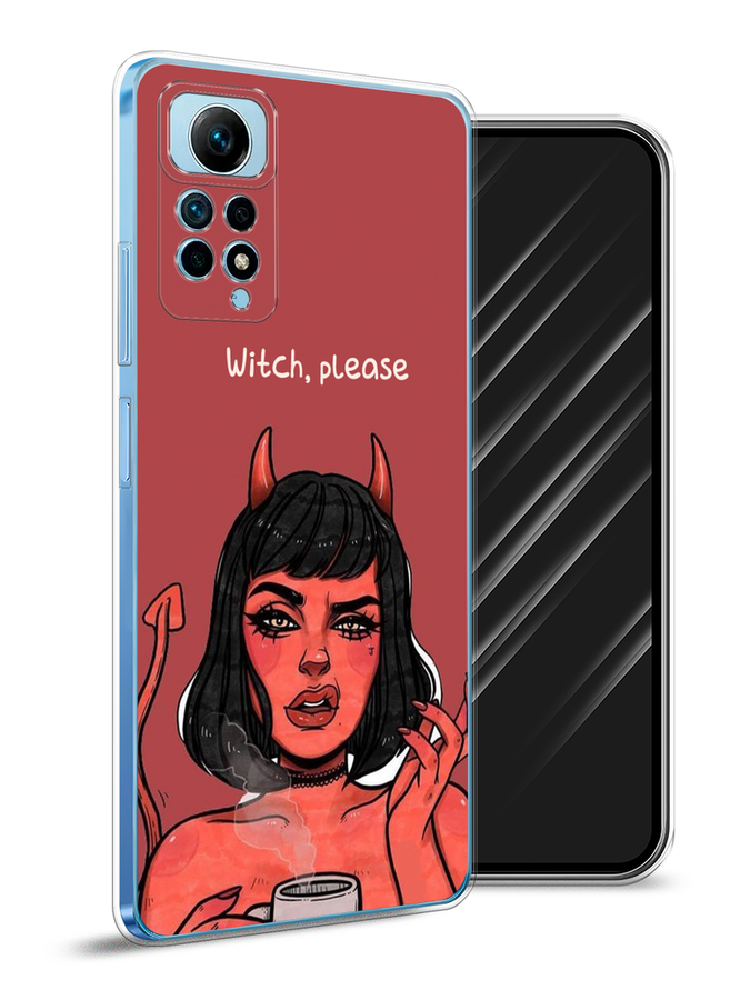

Чехол Awog на Redmi Note 12 Pro 4G "Evil Girl", Бордовый;черный, 319050-6