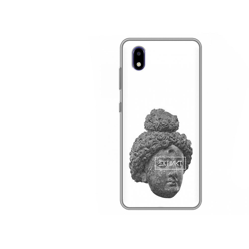 

Чехол MyPads Tocco для ZTE Blade A3 2020 каменное лицо девушки (PT226941.466.383), Прозрачный, Tocco