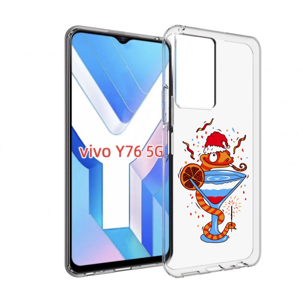 

Чехол MyPads змейка для Vivo Y76 5G, Прозрачный, Tocco