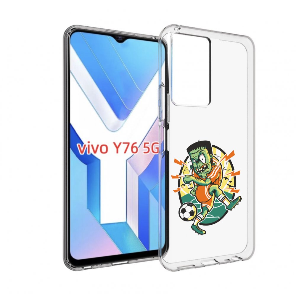 

Чехол MyPads зомби футболист для Vivo Y76 5G, Прозрачный, Tocco